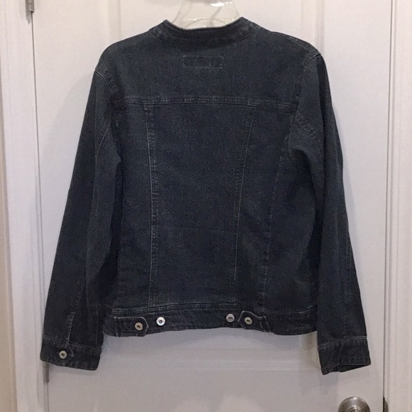 Blue jean jacket by Baccini, Size 1X. - Picture 2 of 4